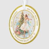 Persoonlijke Notenkraker Ballet Kerst - Cadeau Ornament (voorkant)