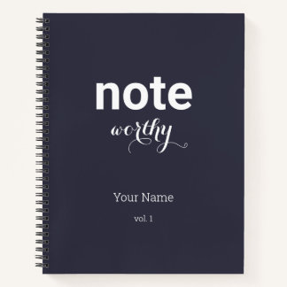 Persoonlijke notitie Worthy Spiral Notitieboek