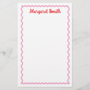 Persoonlijke notitieblokken met monogram en schelp briefpapier