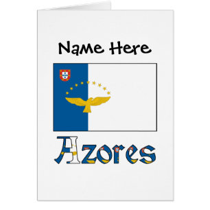 Persoonlijke Notitiekaart van Azoren en de Azorese