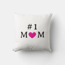 Persoonlijke Number One Moeder Worp Kussen