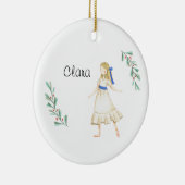 Persoonlijke Nutcracker Clara Keepomwille Keramisch Ornament (Rechts)