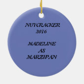 Persoonlijke Nutcracker Ornament - Marzipan (Achterkant)