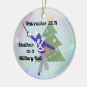 Persoonlijke Nutcracker Ornament - Militaire Doll (Links)