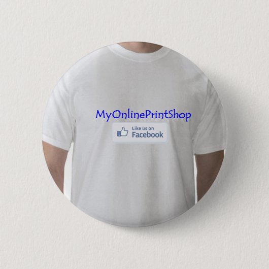 persoonlijke objecten ronde button 5,7 cm (Voorkant)