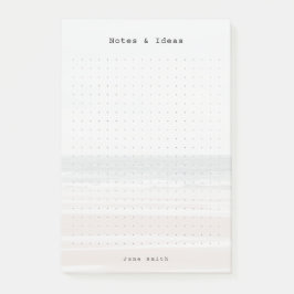 Persoonlijke oceaan esthetische punt raster post-it® notes