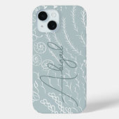 Persoonlijke Oceaan Koraalrif Strand Case-Mate iPhone Case (Achterkant)