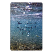 Persoonlijke Ocean Underwater Mini Clipboad Klembord (Achterkant)