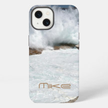 Persoonlijke Ocean Waves Hoesje-Mate iPhone 13 Hoe