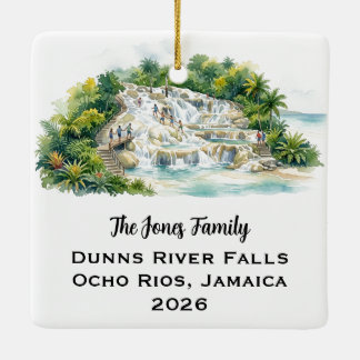Persoonlijke Ocho Rios Jamaica Keramisch Ornament