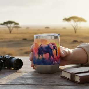 Persoonlijke Olifant Zonsondergang Safari Cadeau