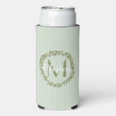 Persoonlijke olijftakkrans monogram (Seltzer Achterkant)