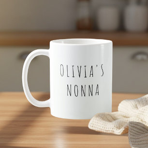 Persoonlijke oma-foto op maat gemaakte Nonna Koffiemok