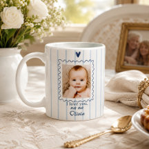 Persoonlijke oma-mok met babysfoto
