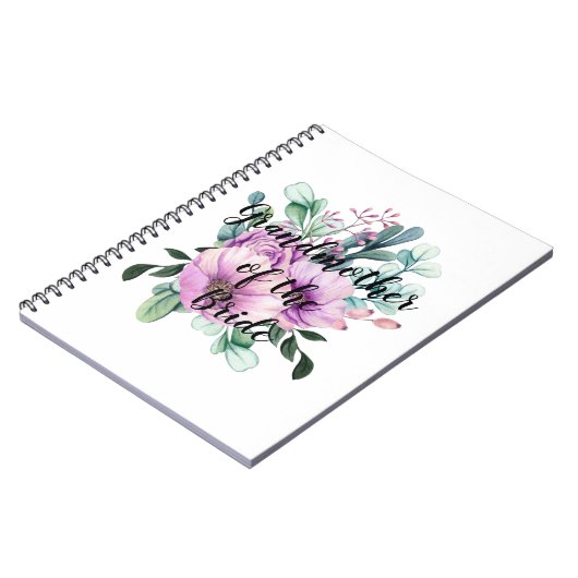 Persoonlijke Oma van de Bruidegom Notitieboek (Linkerzijde)