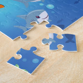Persoonlijke Onder De Zee Kindernaam Puzzel  (Zijkant)
