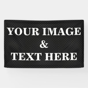 Persoonlijke op maat gemaakte banner met eigen fot