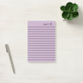Persoonlijke op maat gemaakte kleur 4x6 gelinieerd post-it® notes (Kantoor)