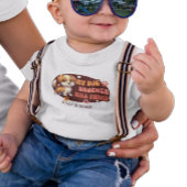 Persoonlijke op maat gemaakte malle baby en hond