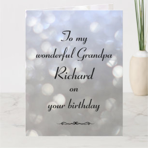 Persoonlijke opa Birthday Kaart