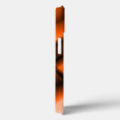Persoonlijke oranje gekleurde iPhone stevige hoes (Achterkant / Rechts)