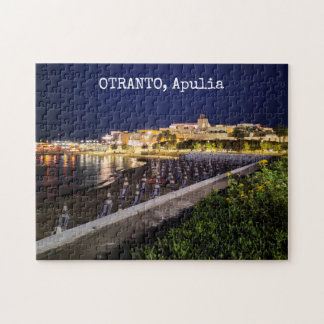 Persoonlijke Otranto 's nachts, Apulië, Italië Legpuzzel