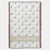 Persoonlijke Oud-Engelse Schaapshond  Deken (Voorkant Verticaal)