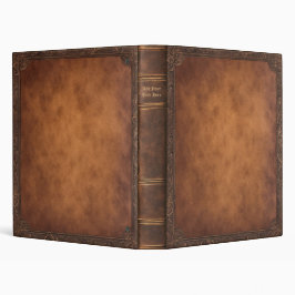 Persoonlijke oude boek 3-ringband 1" multomap