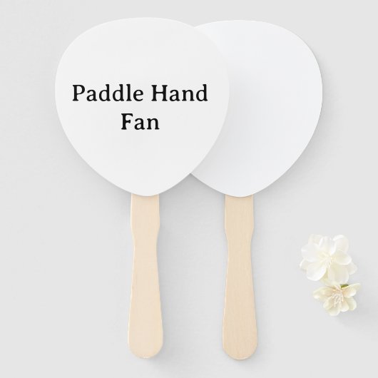 Persoonlijke Paddle Paddle Handventilator Handwaaier (Voorkant en achterkant)