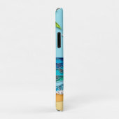 Persoonlijke palmbomen op het strand Case-Mate iPhone case (Achterkant/rechts)