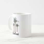 Persoonlijke Palmboom Koffiemok (Voorkant links)