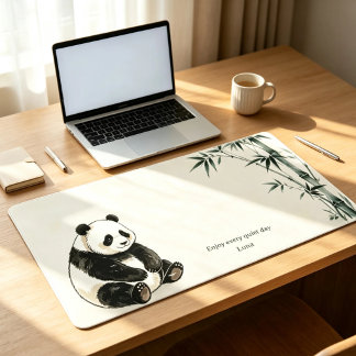Persoonlijke Panda Bamboe Bureau Onderlegger Bureaumat