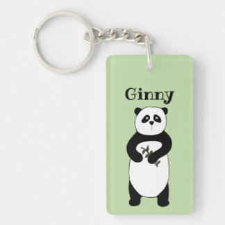 Persoonlijke Panda-Sleutelhanger Sleutelhanger