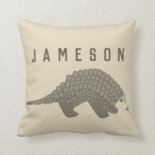 Persoonlijke Pangolin Worpkussen Kussen