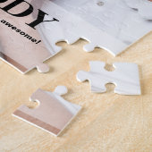 Persoonlijke papa foto Vaderdag Cadeauidee Legpuzzel (Zijkant)