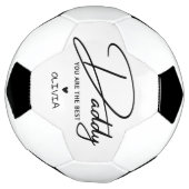 Persoonlijke papa Je bent de beste Typografie Voetbal (Gedraaid)