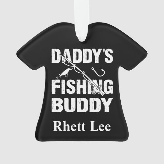 Persoonlijke papa's Geviste Boeddy Ornament (achterkant)