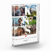 Persoonlijke paren foto LOVE Gift (Links)