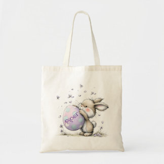 Persoonlijke Pasen-tas voor kinderen Tote Bag
