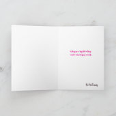 Persoonlijke Pasen Vouwbare Wenskaart Kaart (Binnen)