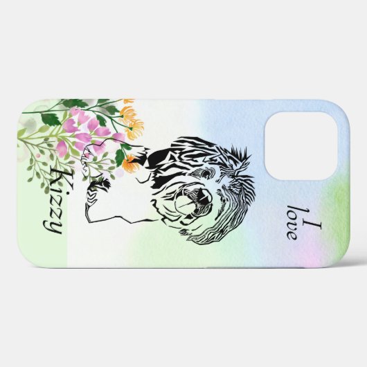 Persoonlijke pasteistei Tzu Apple iPhone Case (Achterkant (horizontaal))