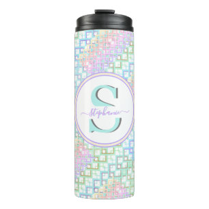Persoonlijke pastel douane tumbler cadeau voor haa thermosbeker