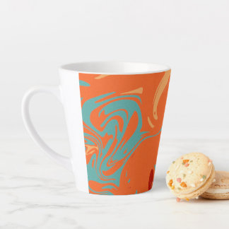 Persoonlijke Pastel Marmer Cute Esthetisch Latte Mok