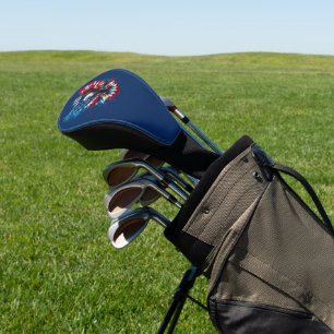 Persoonlijke Patriotische Kleuren Amerika Krachtig Golfheadcover