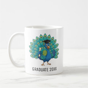 Persoonlijke Pauw Afstudeercadeau Koffiemok