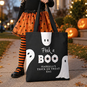 Persoonlijke 'Peek A Boo' Geesten Trick or Treat Draagtas