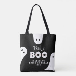 Persoonlijke Peek A Boo Ghosts-Trick or treat Draagtas