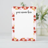 Persoonlijke Pelican Notecards Bedankkaart (Staand voorkant)