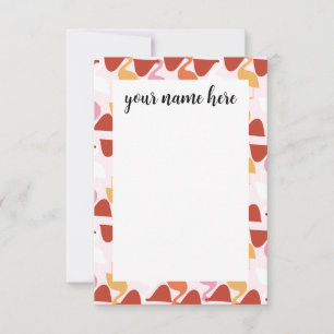 Persoonlijke Pelican Notecards Bedankkaart