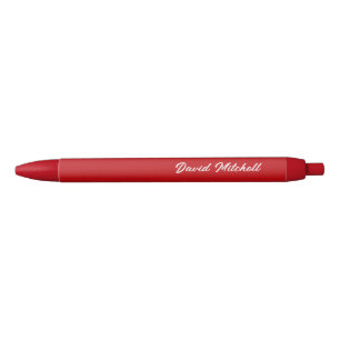 Persoonlijke Pen Set met Naam – Elegante Rood